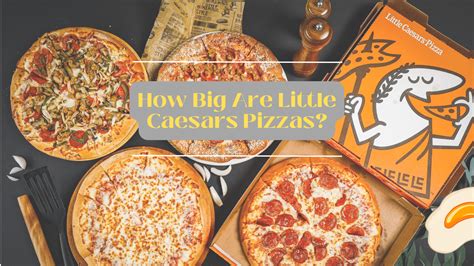 medium pizza little caesars|little caesars large pizza size.